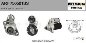 BOSCH ARF750501BS - ARR NUEVO ORIG. BOSCH Type 12V 1,10kW 10T
