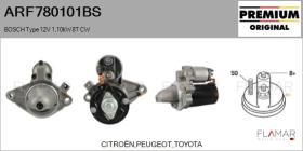 BOSCH ARF780101BS - ARR NUEVO ORIG. BOSCH Type 12V 1,10kW 8T CW
