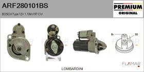 BOSCH ARF280101BS - ARR NUEVO ORIG. BOSCH Type 12V 1,10kW 9T CW