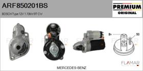 BOSCH ARF850201BS - ARR NUEVO ORIG. BOSCH Type 12V 1,10kW 9T CW