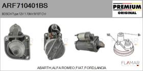 BOSCH ARF710401BS - ARR NUEVO ORIG. BOSCH Type 12V 1,10kW 9T CW