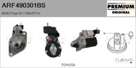 BOSCH ARF490301BS - ARR NUEVO ORIG. BOSCH Type 12V 1,10kW 9T CW