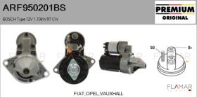 BOSCH ARF950201BS - ARR NUEVO ORIG. BOSCH Type 12V 1,10kW 9T CW