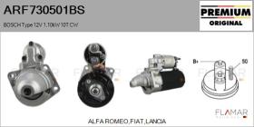 BOSCH ARF730501BS - ARR NUEVO ORIG. BOSCH Type 12V 1,1kW 10T CW