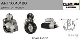 BOSCH ARF360401BS - ARR NUEVO ORIG. BOSCH Type 12V 1,40kW 9T CW