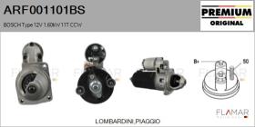 BOSCH ARF001101BS - ARR NUEVO ORIG. BOSCH Type 12V 1,60kW 11T CCW