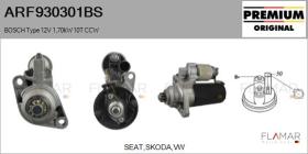 BOSCH ARF930301BS - ARR NUEVO ORIG. BOSCH Type 12V 1,70kW 10T CCW