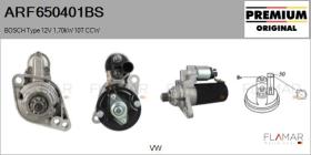 BOSCH ARF650401BS - ARR NUEVO ORIG. BOSCH Type 12V 1,70kW 10T CCW