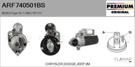 BOSCH ARF740501BS - ARR NUEVO ORIG. BOSCH Type 12V 1,70kW 10T CW