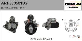 BOSCH ARF770501BS - ARR NUEVO ORIG. BOSCH Type 12V 1,70kW 10T CW