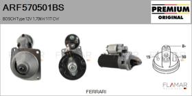 BOSCH ARF570501BS - ARR NUEVO ORIG. BOSCH Type 12V 1,70kW 11T CW