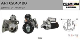 BOSCH ARF020401BS - ARR NUEVO ORIG. BOSCH Type 12V 1,70kW 11T CW