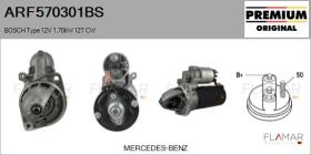 BOSCH ARF570301BS - ARR NUEVO ORIG. BOSCH Type 12V 1,70kW 12T CW