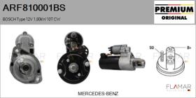 BOSCH ARF810001BS - ARR NUEVO ORIG. BOSCH Type 12V 1,80kW 10T CW