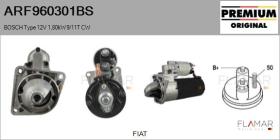 BOSCH ARF960301BS - ARR NUEVO ORIG. BOSCH Type 12V 1,80kW 9/11T CW