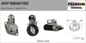 BOSCH ARF690401BS - ARR NUEVO ORIG. BOSCH Type 12V 1,80kW 9T CCW