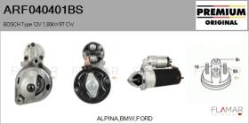 BOSCH ARF040401BS - ARR NUEVO ORIG. BOSCH Type 12V 1,80kW 9T CW