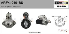 BOSCH ARF410401BS - ARR NUEVO ORIG. BOSCH Type 12V 1,80kW 9T CW
