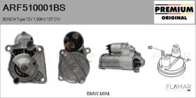 BOSCH ARF510001BS - ARR NUEVO ORIG. BOSCH Type 12V 1,90kW 13T CW