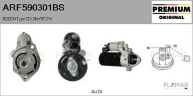 BOSCH ARF590301BS - ARR NUEVO ORIG. BOSCH Type 12V 2,00kW 9T CW
