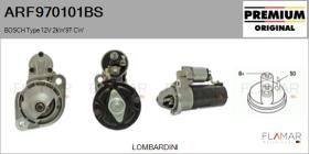 BOSCH ARF970101BS - ARR NUEVO ORIG. BOSCH Type 12V 2,00kW 9T CW