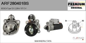BOSCH ARF280401BS - ARR NUEVO ORIG. BOSCH Type 12V 2,20kW 10T CW