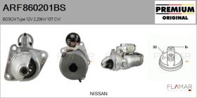 BOSCH ARF860201BS - ARR NUEVO ORIG. BOSCH Type 12V 2,20kW 10T CW