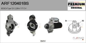 BOSCH ARF120401BS - ARR NUEVO ORIG. BOSCH Type 12V 2,20kW 11T CW