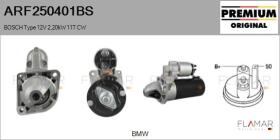 BOSCH ARF250401BS - ARR NUEVO ORIG. BOSCH Type 12V 2,20kW 11T CW