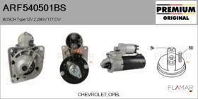 BOSCH ARF540501BS - ARR NUEVO ORIG. BOSCH Type 12V 2,20kW 11T CW