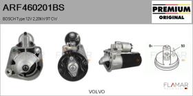 BOSCH ARF460201BS - ARR NUEVO ORIG. BOSCH Type 12V 2,20kW 9T CW