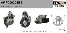BOSCH ARF220301BS - ARR NUEVO ORIG. BOSCH Type 12V 2,30kW 10/11T CW