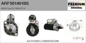 BOSCH ARF501401BS - ARR NUEVO ORIG. BOSCH Type 12V 2,30kW 9T CW