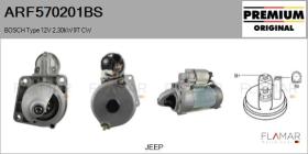 BOSCH ARF570201BS - ARR NUEVO ORIG. BOSCH Type 12V 2,30kW 9T CW