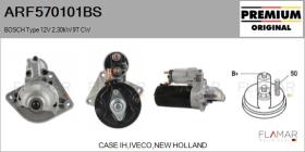 BOSCH ARF570101BS - ARR NUEVO ORIG. BOSCH Type 12V 2,30kW 9T CW