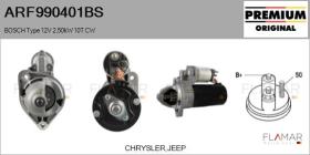 BOSCH ARF990401BS - ARR NUEVO ORIG. BOSCH Type 12V 2,50kW 10T CW