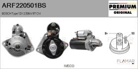 BOSCH ARF220501BS - ARR NUEVO ORIG. BOSCH Type 12V 2,50kW 9T CW
