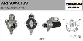 BOSCH ARF930501BS - ARR NUEVO ORIG. BOSCH Type 12V 2,5kW 10T CW
