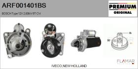 BOSCH ARF001401BS - ARR NUEVO ORIG. BOSCH Type 12V 2,60kW 9T CW