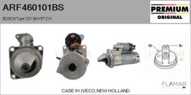 BOSCH ARF460101BS - ARR NUEVO ORIG. BOSCH Type 12V 3,00kW 9T CW