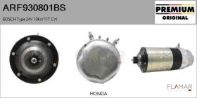 BOSCH ARF930801BS - ARR NUEVO ORIG. BOSCH Type 24V 10,00kW 11T CW