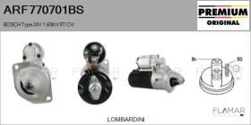 BOSCH ARF770701BS - ARR NUEVO ORIG. BOSCH Type 24V 1,60kW 9T CW