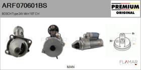 BOSCH ARF070601BS - ARR NUEVO ORIG. BOSCH Type 24V 4,00kW 10T CW