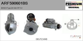 BOSCH ARF590601BS - ARR NUEVO ORIG. BOSCH Type 24V 4,00kW 9T CW