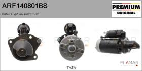 BOSCH ARF140801BS - ARR NUEVO ORIG. BOSCH Type 24V 4,00kW 9T CW