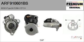 BOSCH ARF910601BS - ARR NUEVO ORIG. BOSCH Type 24V 5,50kW 12T CW