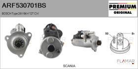 BOSCH ARF530701BS - ARR NUEVO ORIG. BOSCH Type 24V 6,00kW 12T CW