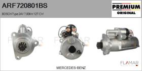 BOSCH ARF720801BS - ARR NUEVO ORIG. BOSCH Type 24V 7,80kW 12T CW