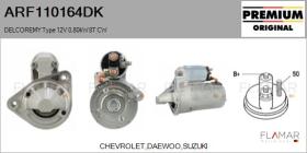 DELCO REMY KOREA ARF110164DK - ARR NUEVO ORIG. DELCOREMY Type 12V 0,80kW 8T CW
