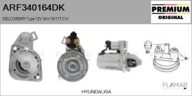 DELCO REMY KOREA ARF340164DK - ARR NUEVO ORIG. DELCOREMY Type 12V 1,00kW 10T CW